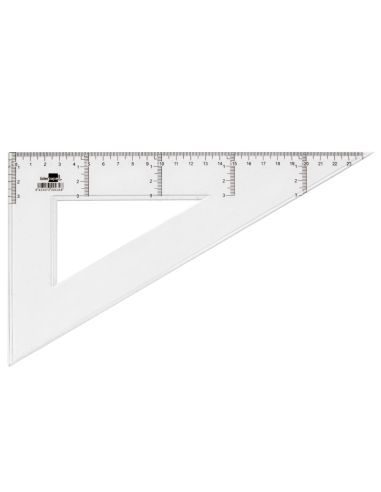 Cartabon Liderpapel 25 Cm Plastico Cristal