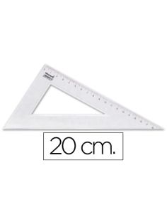 Cartabon Liderpapel 20 Cm Plastico Cristal