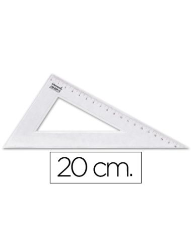 Cartabon Liderpapel 20 Cm Plastico Cristal
