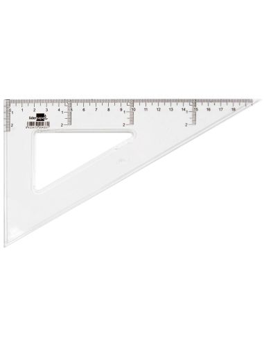 Cartabon Liderpapel 20 Cm Plastico Cristal