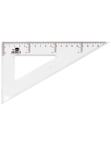 Cartabon Liderpapel 20 Cm Plastico Cristal