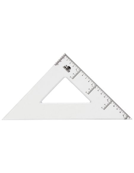 Escuadra Liderpapel 30 Cm Plastico Cristal