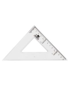Escuadra Liderpapel 20 Cm Plastico Cristal 2