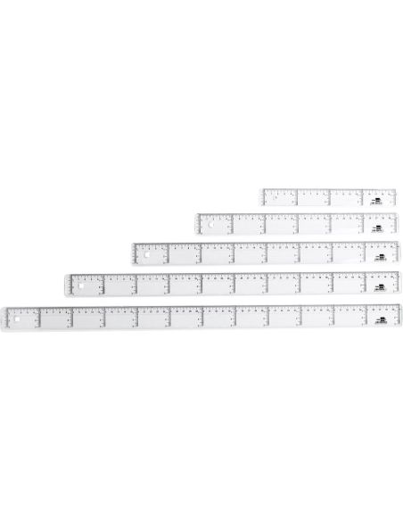 Regla Liderpapel Plastico Cristal 50 Cm