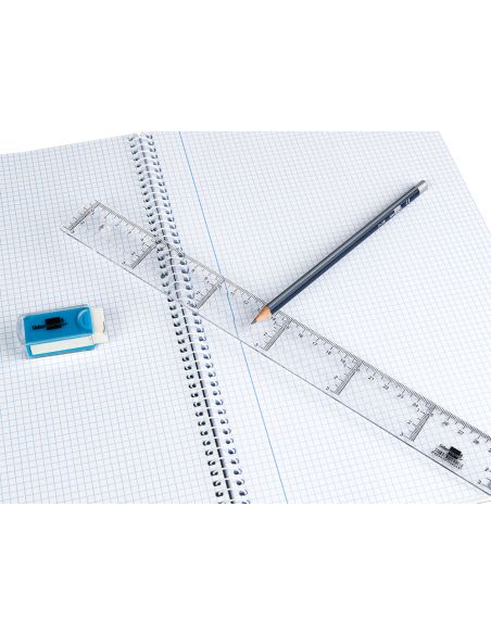 Regla Liderpapel Plastico Cristal 30 Cm