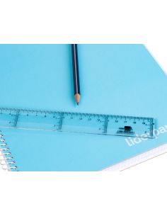 Regla Liderpapel Plastico Cristal 20 Cm 2