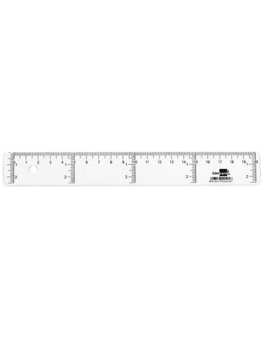 Regla Liderpapel Plastico Cristal 20 Cm