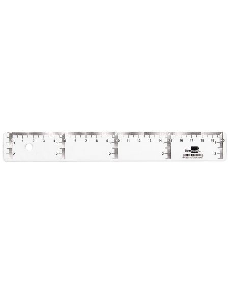 Regla Liderpapel Plastico Cristal 20 Cm