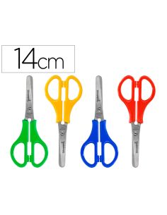 Tijera Liderpapel Ps-52-D Con Funda 14 Cm Colores Surtidos