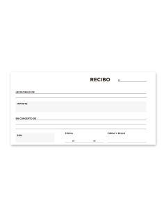 Talonario Liderpapel Recibos 3/Fº Original Y Copia T236 Sin Matriz 2