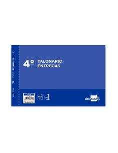 Talonario Liderpapel Entregas Cuarto Original Y Copia T229 Apaisado 2