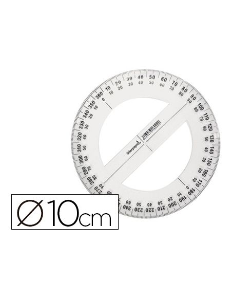Circulo Plastico Liderpapel 10 Cm
