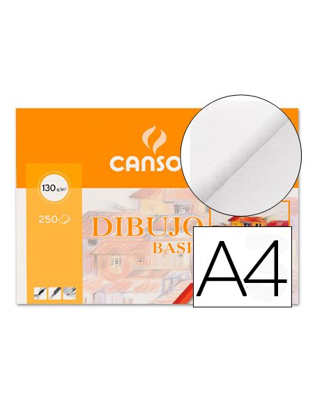 Papel Dibujo Basik 210X297 130 Gr Sin Recuadro