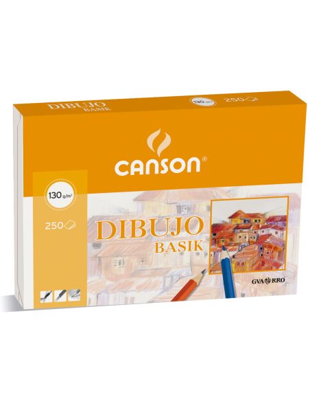 Papel Dibujo Basik 210X297 130 Gr Sin Recuadro
