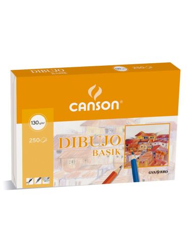 Papel Dibujo Basik 32.5X46 Cm 130 Gr Sin Recuadro
