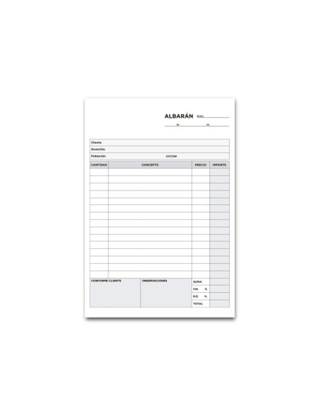 Talonario Liderpapel Albaran Cuarto Original Y Copia T215