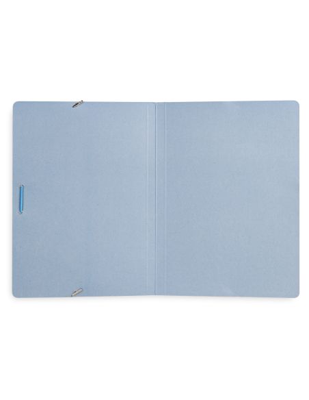 Carpeta Liderpapel Gomas Folio Sencilla Carton Pintado Azul
