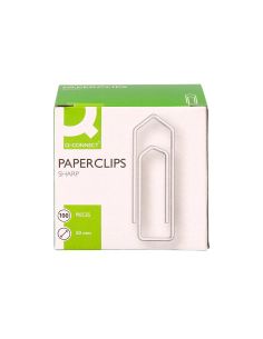 Clips Niquelados Q-Connect Nº4 50 Mm Caja De 100 Unidades 2
