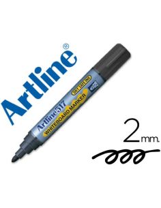 Rotulador Artline Pizarra Ek-517 Negro Punta Redonda 2 Mm Tinta De Bajo Olor