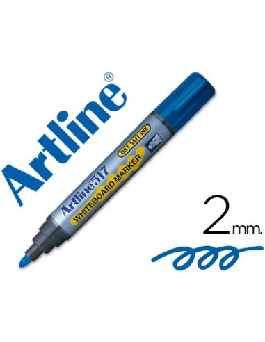 Rotulador Artline Pizarra Ek-517 Azul Punta Redonda 2 Mm Tinta De Bajo Olor
