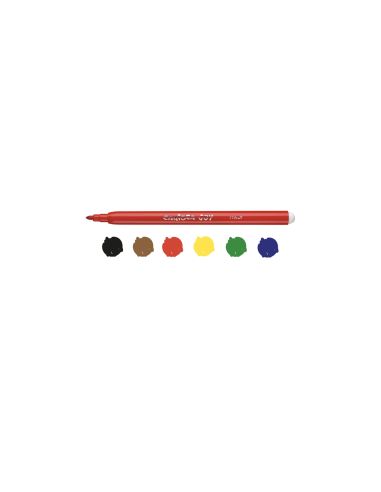 Rotulador Carioca Joy Caja De 6 Colores Surtidos