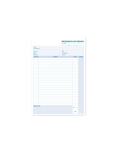 Talonario Liderpapel Pedidos Folio Original Y 2 Copias T325