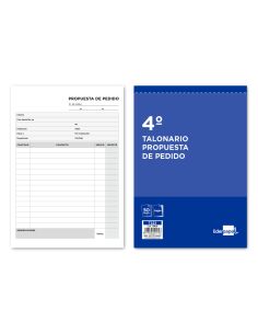 Talonario Liderpapel Pedidos Cuarto Original Y Copia T222