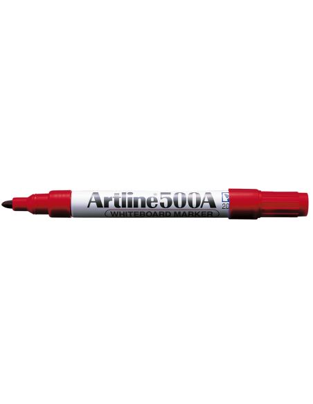 Rotulador Artline Pizarra Ek-500 Rojo Punta Redonda 2 Mm Recargable