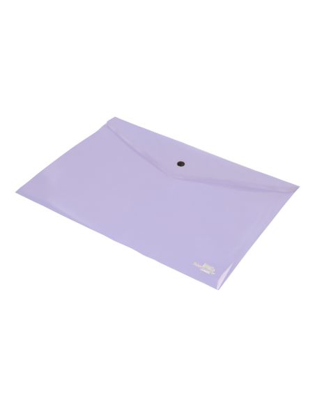 Carpeta Liderpapel Dossier Broche Polipropileno Din A4 Lavanda Opaco 50 Hojas