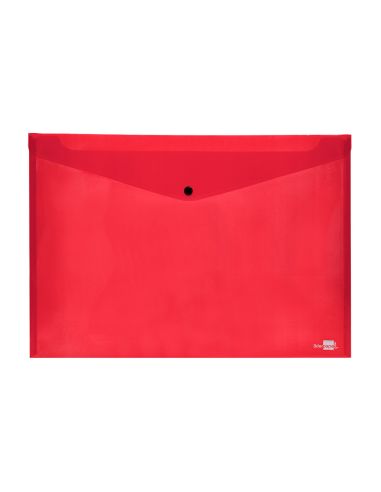 Carpeta Liderpapel Dossier Broche 44243 Polipropileno Din A3 Rojo Translucido