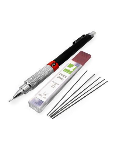 Minas Q-Connect Grafito 0,5 Mm Hb Estuche De 12 Minas Longitud 60 Mm