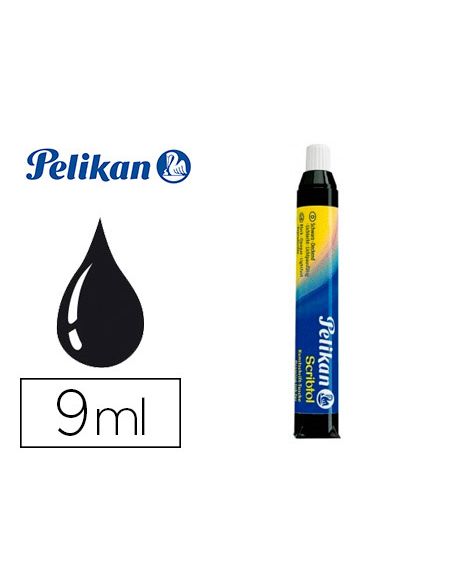 Tinta China Pelikan Negra Cargador 9 Ml