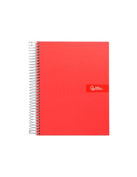 Cuaderno Espiral Liderpapel A5 Crafty Tapa Forrada 80H 90Gr Cuadro 5 Mm Con Margen Colores Surtidos