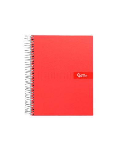 Cuaderno Espiral Liderpapel A5 Crafty Tapa Forrada 80H 90Gr Cuadro 3Mm Con Margen Colores Surtidos