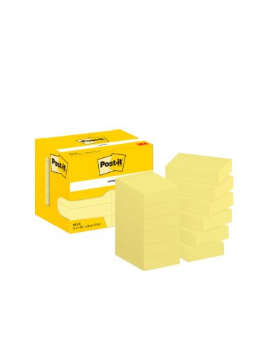 Bloc De Notas Adhesivas Quita Y Pon Post-It 38X51 Mm Con 100 Hojas 653E