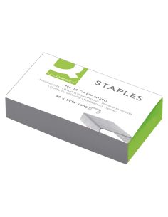 Grapas Q-Connect Nº10 Galvanizadas Caja De 1000 Unidades