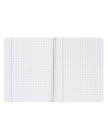 Cuaderno Espiral Liderpapel Cuarto Witty Tapa Dura 80H 75Gr Cuadro 8Mm Con Margen Colores Surtidos