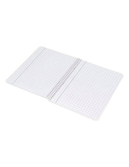Cuaderno Espiral Liderpapel Cuarto Witty Tapa Dura 80H 75Gr Cuadro 8Mm Con Margen Colores Surtidos