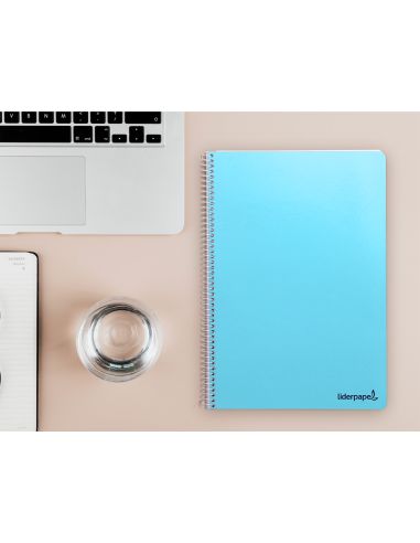 Cuaderno Espiral Liderpapel Folio Smart Tapa Blanda 80H 60Gr Milimetrado 2Mm Colores Surtidos