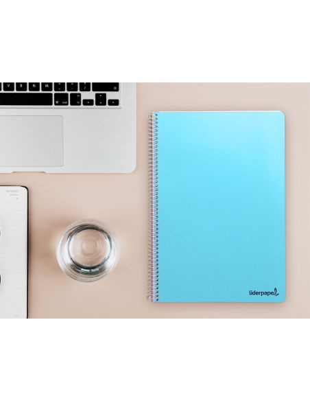 Cuaderno Espiral Liderpapel Folio Smart Tapa Blanda 80H 60Gr Milimetrado 2Mm Colores Surtidos