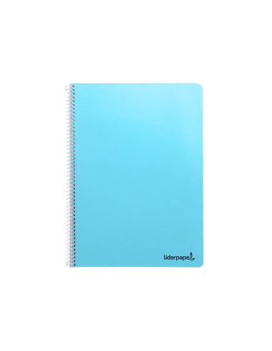 Cuaderno Espiral Liderpapel A4 Micro Smart Tapa Blanda 80H 60Gr Horizontal 7Mm Doble Margen 4 Taladros Colores