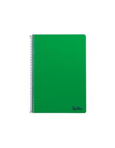 Cuaderno Espiral Liderpapel A4 Smart Tapa Blanda 80H 75Gr Cuadro 4Mm Con Margen Color Verde 2