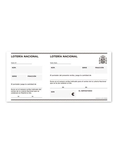 Talonario Liderpapel Loteria Tres En Folio 111