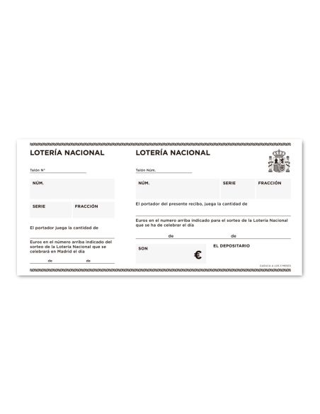 Talonario Liderpapel Loteria Tres En Folio 111