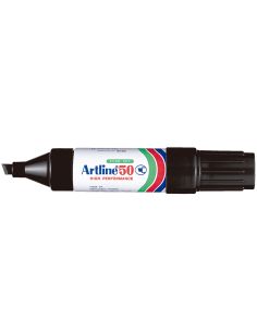 Rotulador Artline Marcador Permanente Ek-50 Negro Punta Biselada 6 Mm Papel Metal Y Cristal 2