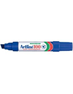Rotulador Azul  Artline Marcador Permanente 100 Punta Biselada 2