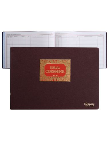 Libro Miquelrius N.42 Folio Apaisado 100 Hojas Entrada De Correspondencia