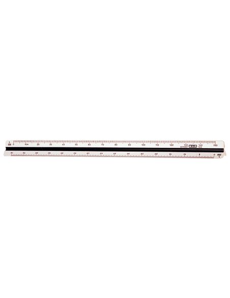 Escala M+R 1632.20 1:100-200-250-300-400-500 30 Cm Estuche Rigido Color