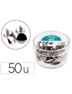 Chincheta Liderpapel Niquelada Caja De 50 Unidades