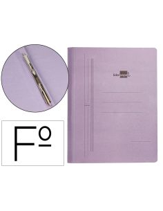 Carpeta Gusanillo Liderpapel Folio Carton Azul